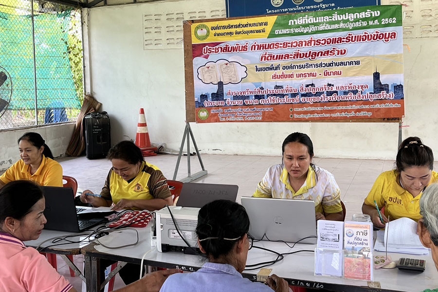 องค์การบริหารส่วนตำบลนาคาย ดำเนินกิจจกรรมโครงการเพิ่มประสิทธิภาพการจัดเก็บรายได้ ประจำปี2568 (บริการจัดเก็บภาษี